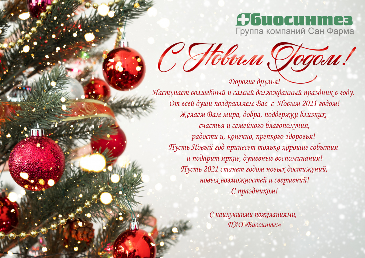 С наступающим Новым годом!